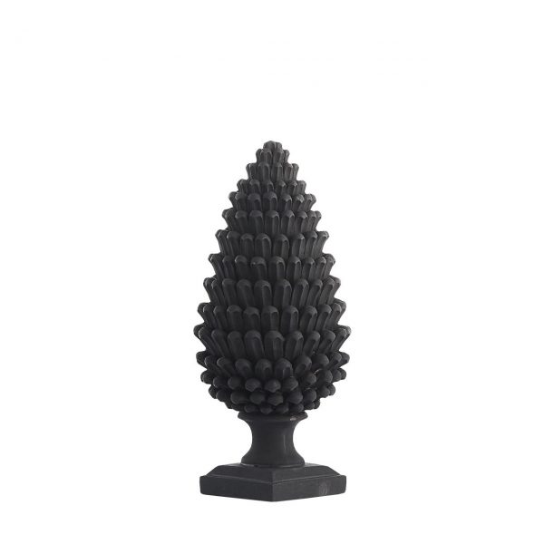 Serafina pine cone 13x13x30 black